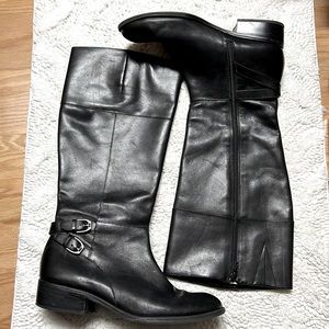 Ralph Lauren tall boots black size 10 B zippered